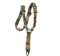 Thumbnail for Heavy Duty Tactical Single Point Gun Rifle Sling Adjust & Quick Detach QD Buckle