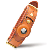 Thumbnail for Genuine Leather Airtag Heavy Duty Dog Collar