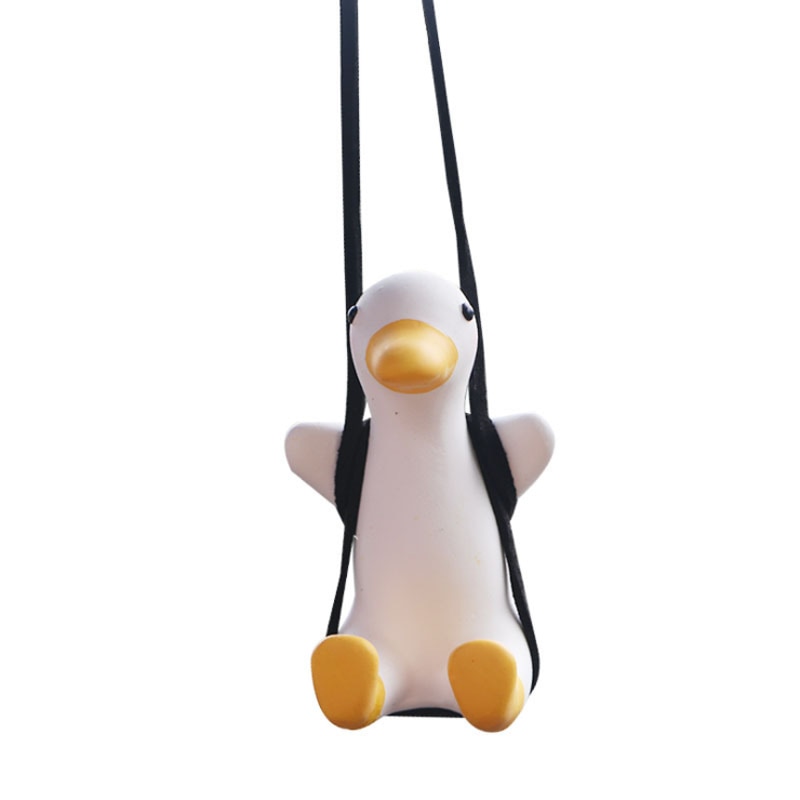 Swing Duck Rearview Mirror Pendant