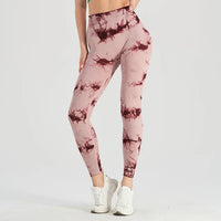 Thumbnail for Seamless Tie Dye Leggings