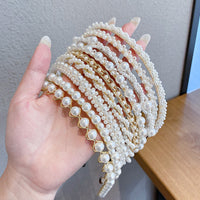 Thumbnail for Thin pearl headband