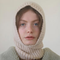 Thumbnail for Women's Knitted Balaclava Collar Bonnet