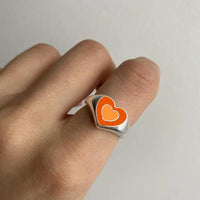 Thumbnail for Creative Love Heart Ring