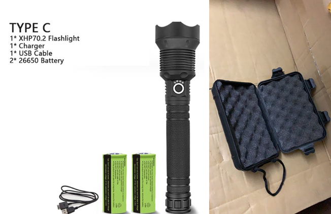 XHP70.2 Powerful Usb Led Flashlight