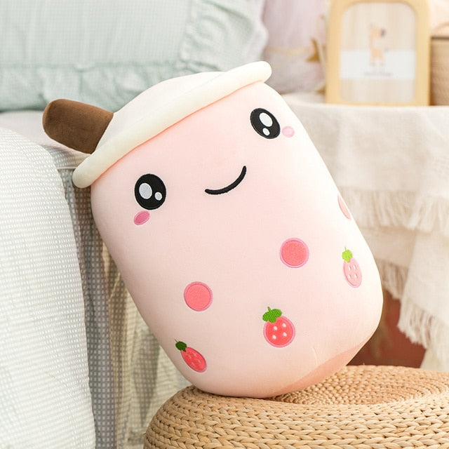 Cute Boba Milk Tea Plushie Toy