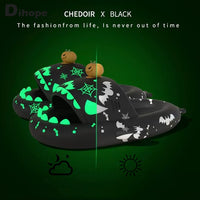 Thumbnail for Graffiti Unisex Luminous Flip Flops