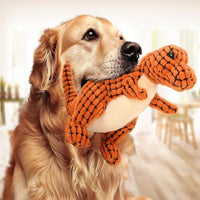 Thumbnail for Dinosaur Pet Toys Giant Dogs Pets Interactive Dog Toys For Large Dogs Chew Toys Chihuahua Plush Stuffing Squeakers