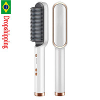 Thumbnail for Electric Heat Comb Straightener Curler