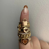 Thumbnail for Creative Love Heart Ring