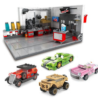 Thumbnail for Building Block Garage Car Toys