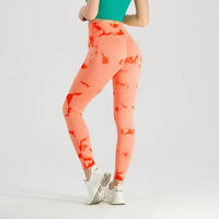 Thumbnail for Seamless Tie Dye Leggings