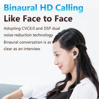 Thumbnail for Bluetooth Earphones with Flashlight Clock Display