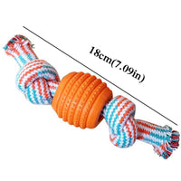 Thumbnail for Bite Resistant Teething Rope Toy for Small and Medium Dogs