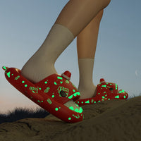 Thumbnail for Graffiti Unisex Luminous Flip Flops