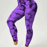 Thumbnail for Seamless Tie Dye Leggings