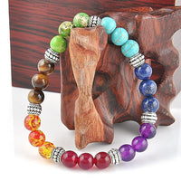 Thumbnail for Align Yourself 7 Chakra Healing Crystals Bracelet