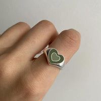 Thumbnail for Creative Love Heart Ring