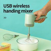 Thumbnail for 2022 New Wireless Portable Electric Food Mixer Hand Blender 3 Speeds High Power Dough Blender Egg Beater Hand Mixer