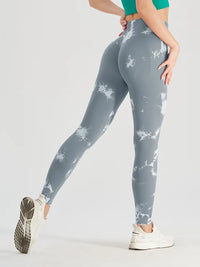 Thumbnail for Seamless Tie Dye Leggings