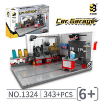 Thumbnail for Building Block Garage Car Toys