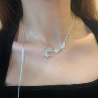 Thumbnail for Multilayer Water Drop Crystal Necklace