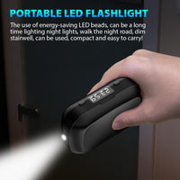 Thumbnail for Bluetooth Earphones with Flashlight Clock Display