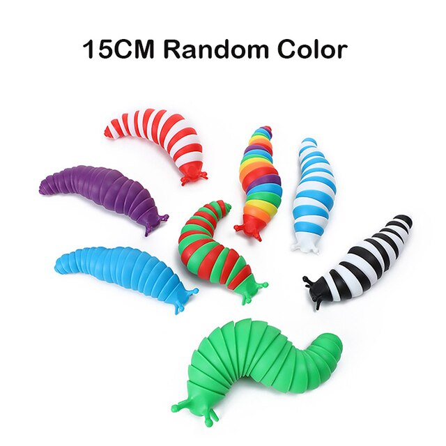 Rainbow 3D Slug Fidget Toy