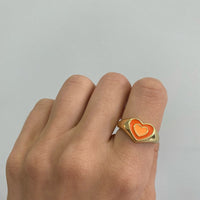 Thumbnail for Creative Love Heart Ring