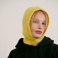 Thumbnail for Women's Knitted Balaclava Collar Bonnet