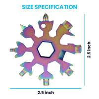 Thumbnail for 18 in 1 Portable Snowflake Multi Tool