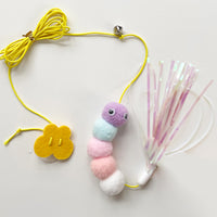 Thumbnail for Cat Toys Simulated Caterpillar Cute Toys Funny Self-hey Interactive Toy Rope Grabbing Mouse Telescopic Hanging Cat Pet Supplies