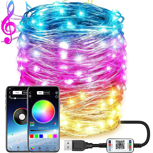 LED String Lights Christmas Smart Lamp