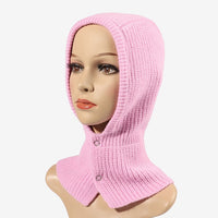 Thumbnail for Women's Knitted Balaclava Collar Bonnet