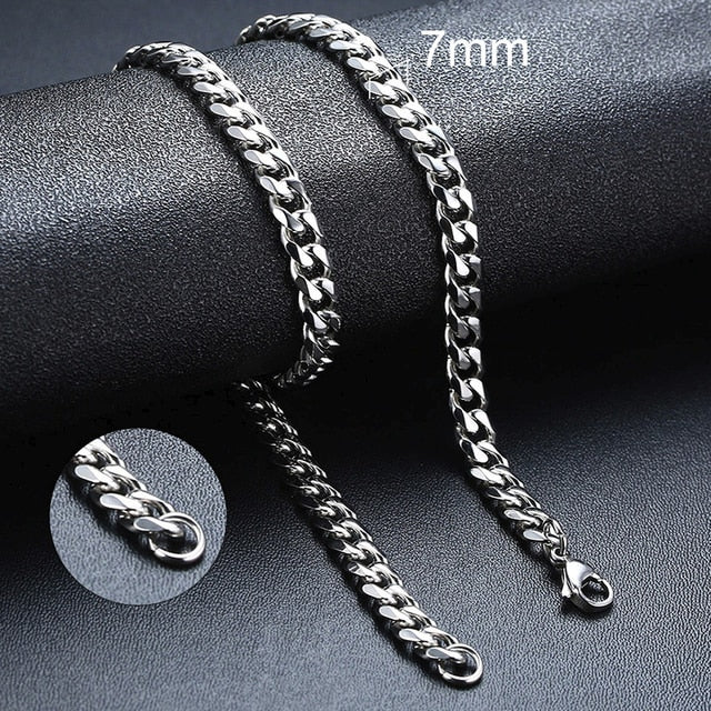 Cuban Chain Necklace for Men and Women